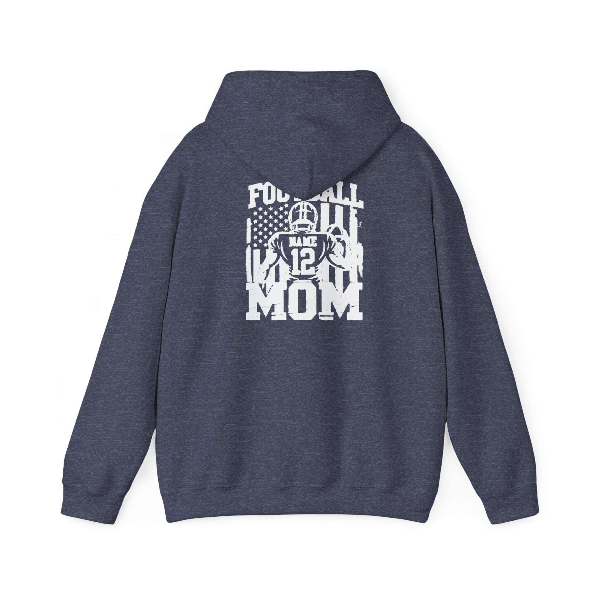 Football Mom Personalized Comfort Hoodie Custom Player Name Number Game Day Tee