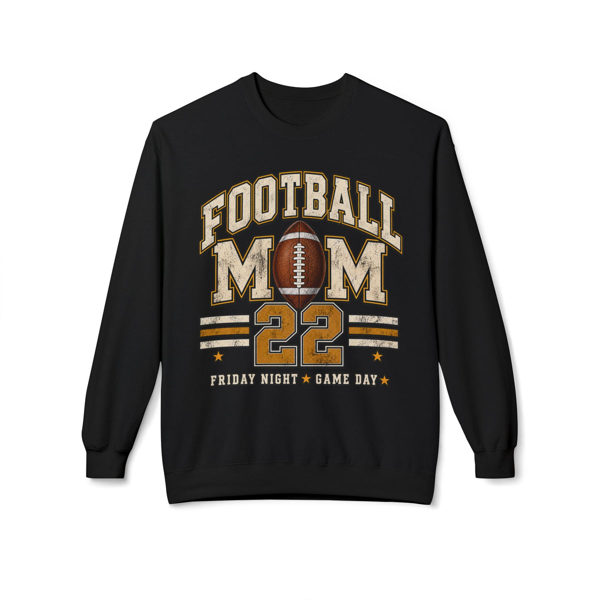 Personalized Football Mom Crewneck Sweatshirt | Custom Player Name & Number