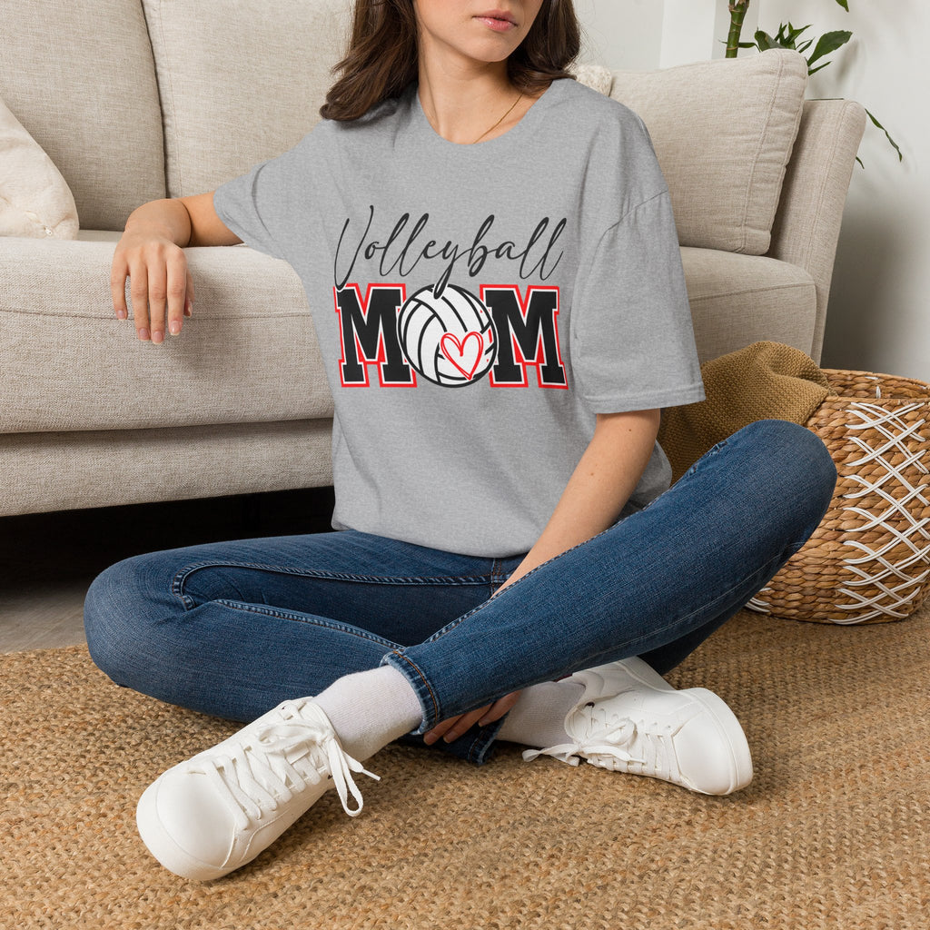 Volleyball Mom T‑Shirt – Custom Name