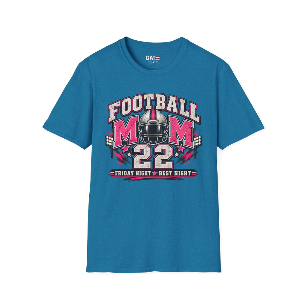 Football Mom Personalized Shirt Custom Player Name Number Game Day Tee