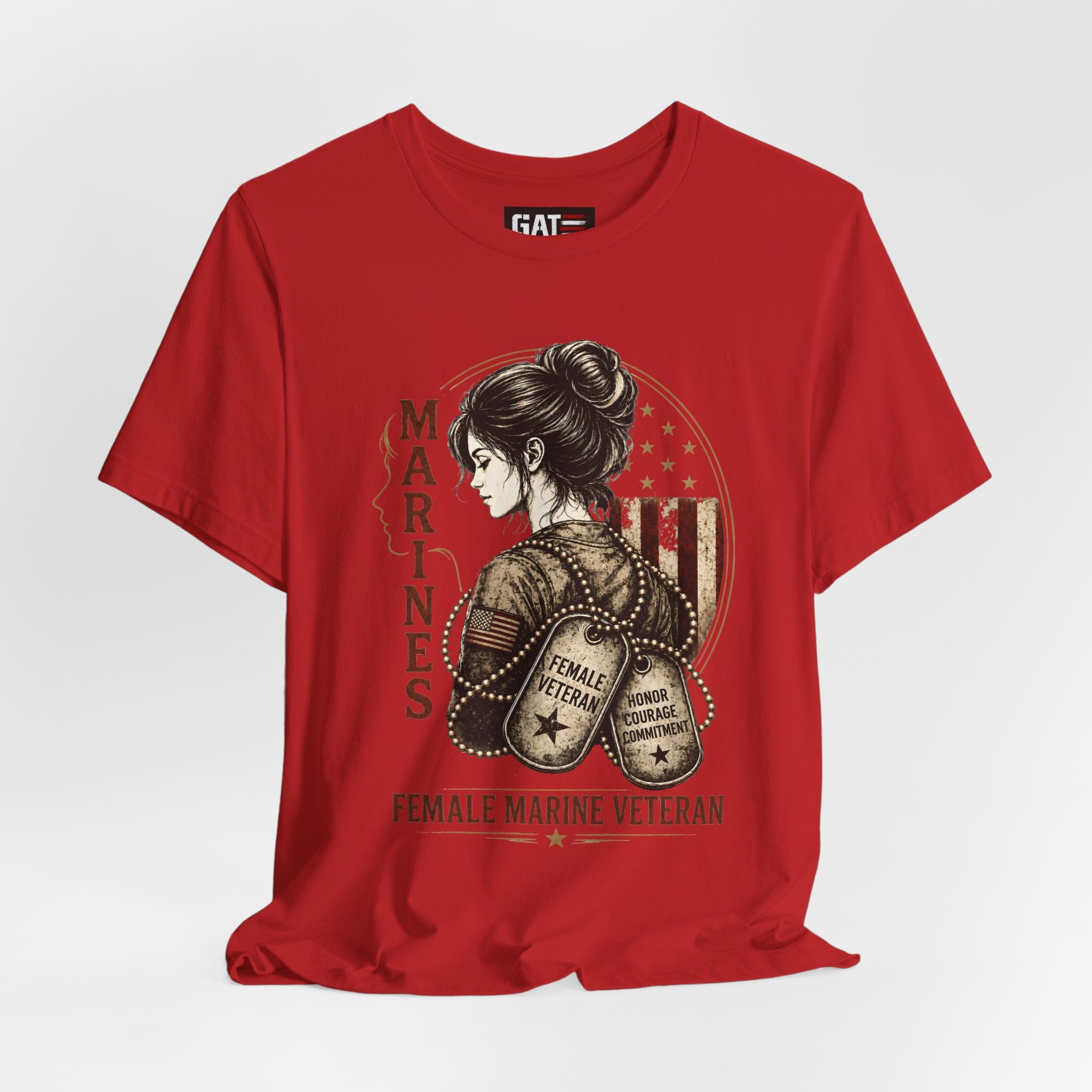 Female Marine Veteran Shirt Women Veteran Tee, Female Veteran Gift, Patriotic Military Shirt Women