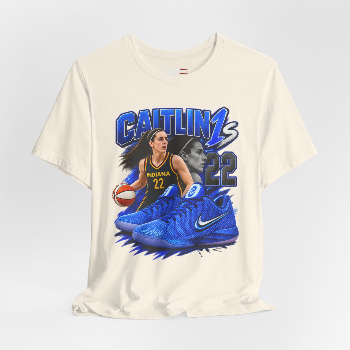 Caitlin Clark Caitlin 1s Blue Racer Sneaker Shirt
