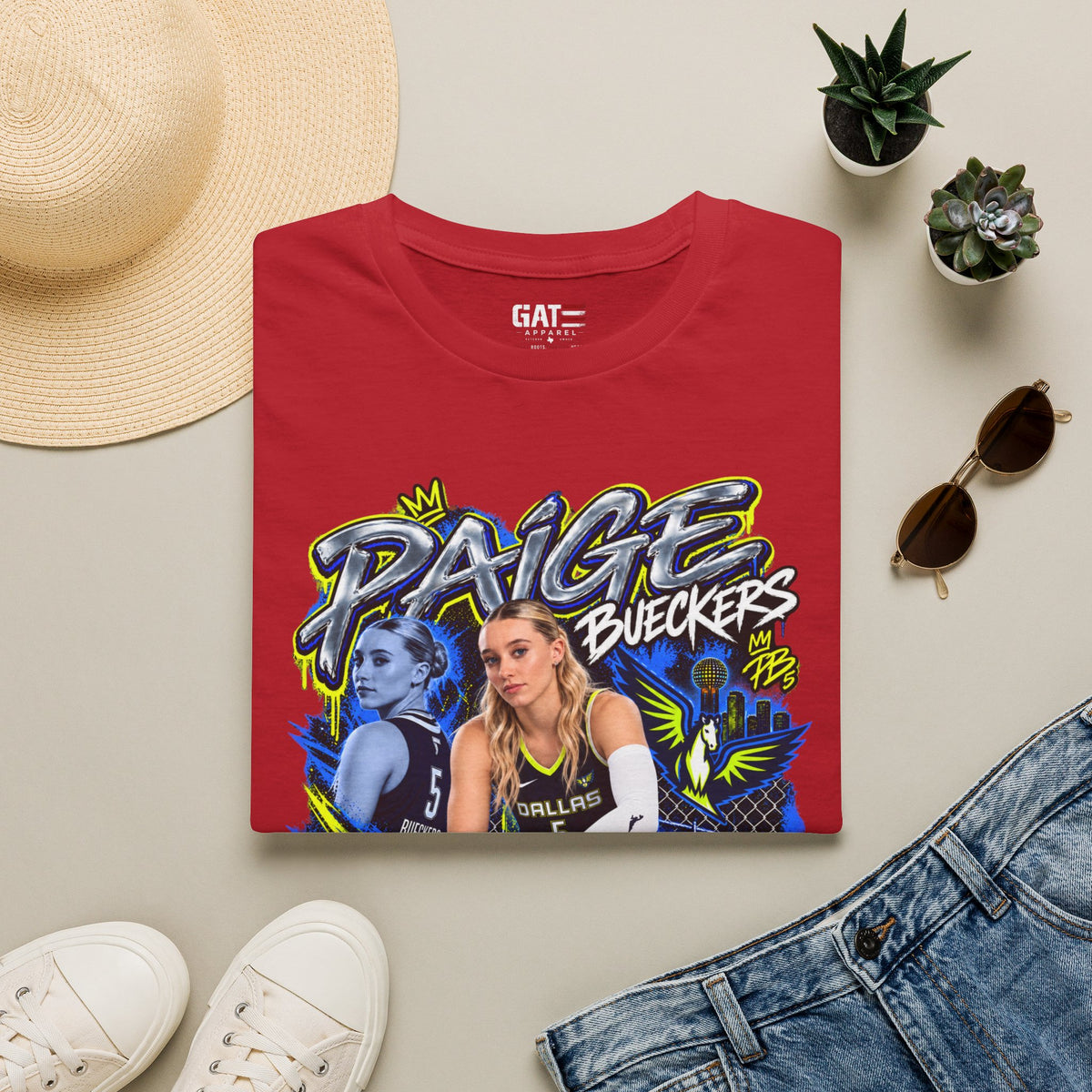 Paige Bueckers Dallas Wings Shirt WNBA Basketball Graphic Tee