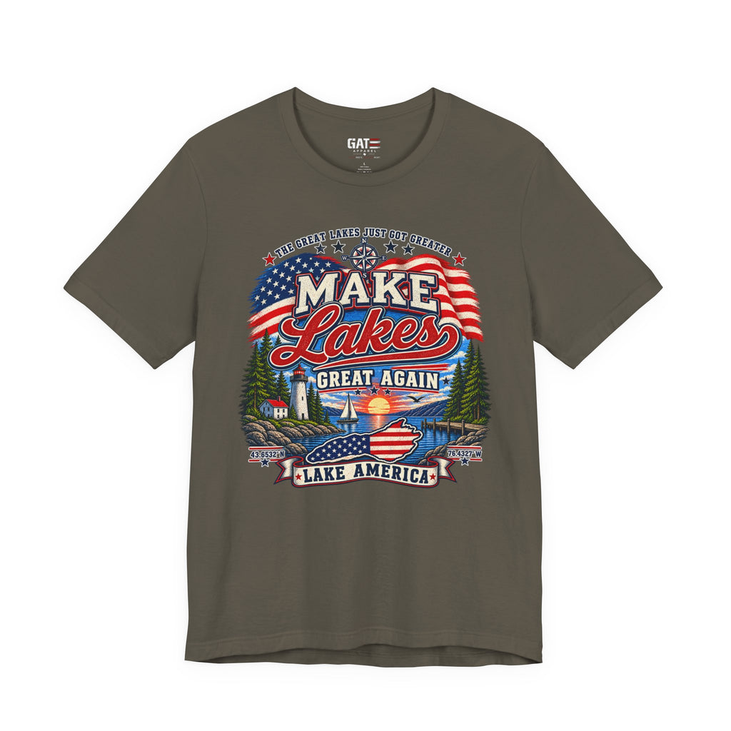 Make Lakes Great Again Shirt | Lake America Patriotic Tee