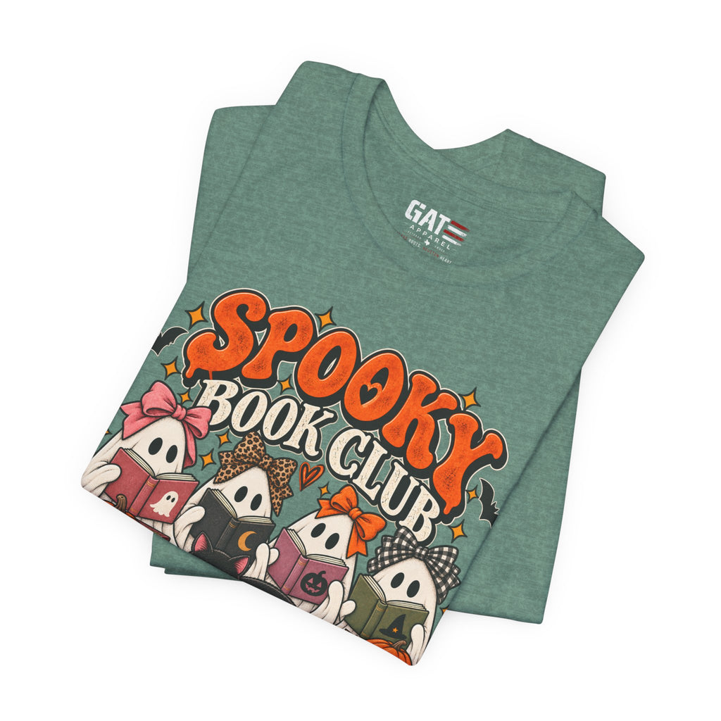 Spooky Book Club Halloween Shirt | Ghost Reading Tee