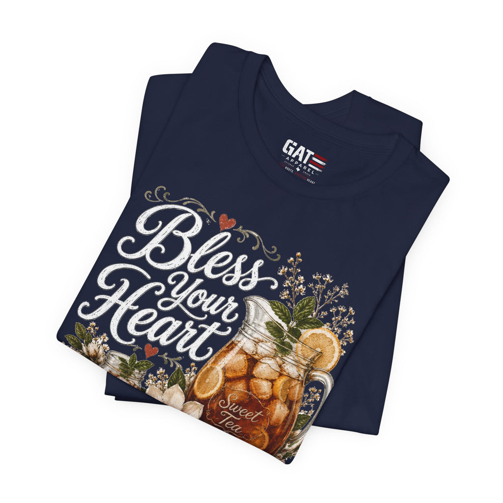 Funny Southern Shirt, Bless Your Heart Tee, Southern Humor Graphic Tee, Magnolia Floral Shirt, Country Girl Gift, Farmhouse Style Tee