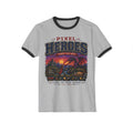 Pixel Heroes Ringer T-Shirt — Retro Video Game Level-Up Graphic Tee