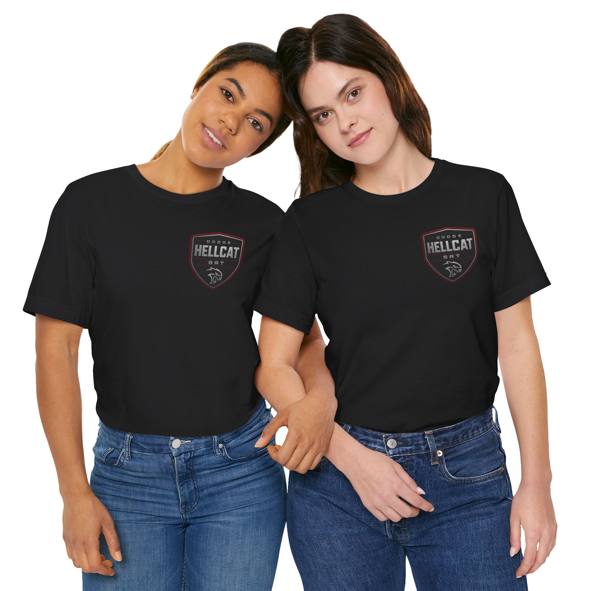 Dodge Hellcat SRT Graphic Tee — Muscle Car Illustration & Specs T-Shirt