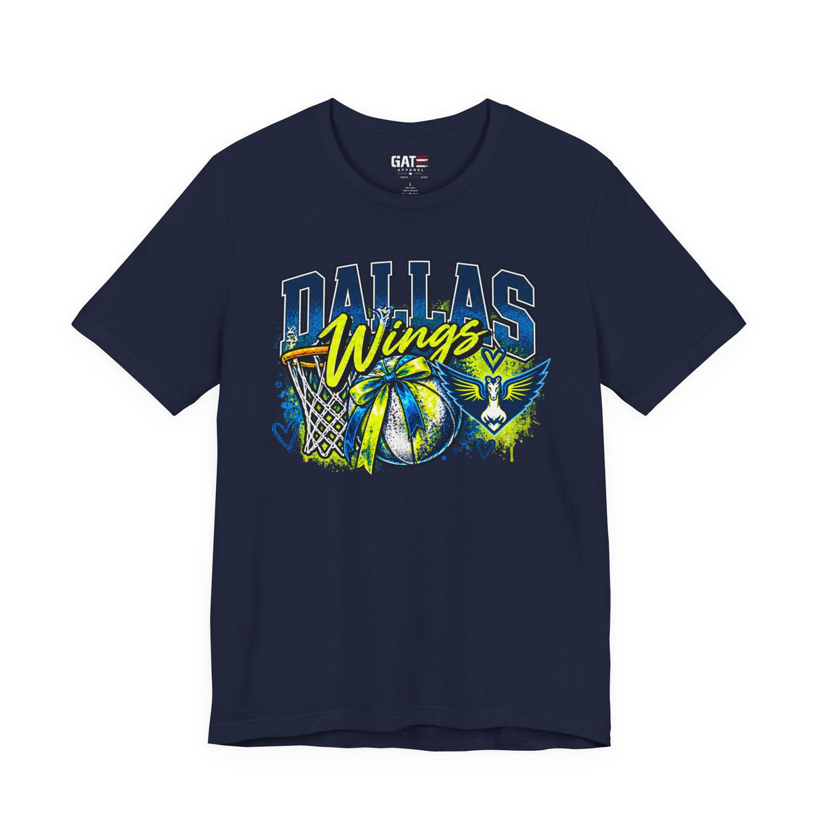 Wings fan T-shirt alternate mockup