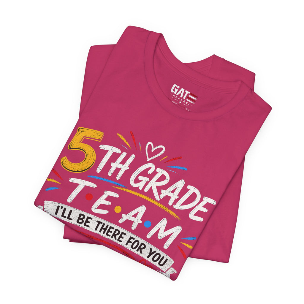 5th Grade Team Tee, Teacher Squad Shirt, Color Dot Inspired Teacher Shirt, Grade Level Team Gift, School Staff Apparel, Friends Theme