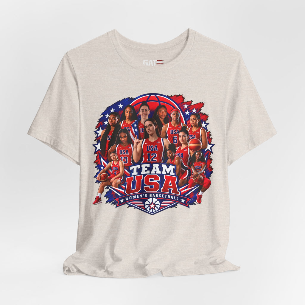 Team USA Women's Basketball Shirt | FIBA Tee 2026 Design 1