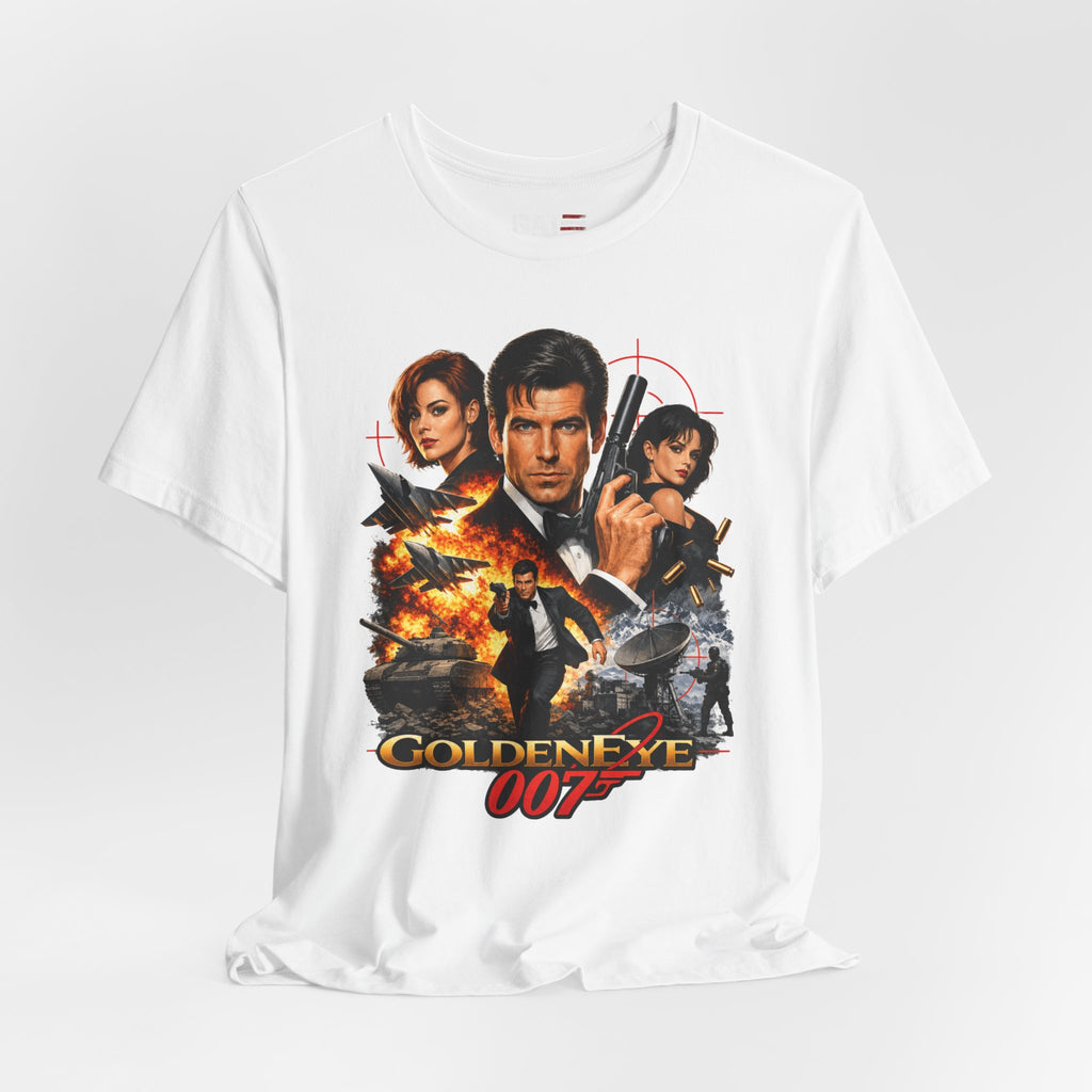 Retro Gamer Shirt, Classic N64 Gaming Tee, FPS Video Game Shirt, Old School Gamer Gift, Retro Gaming Movie Poster Tee | Graphic T-Shirt