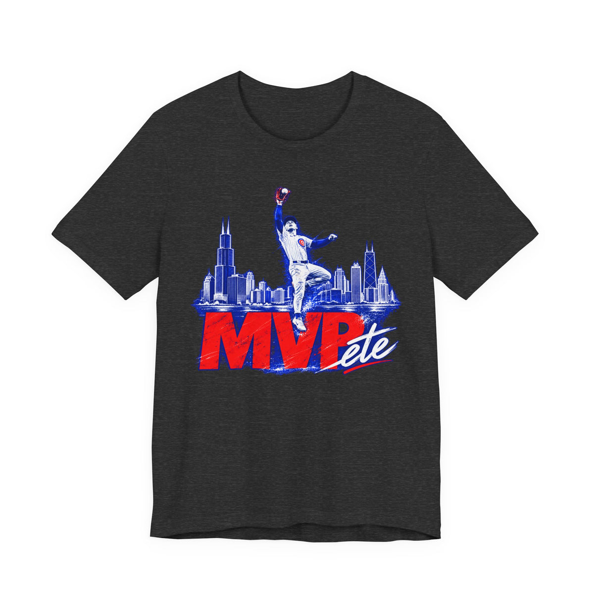 Chicago Cubs Pete Crow-Armstrong MVP Skyline Catch T-Shirt - product image 4