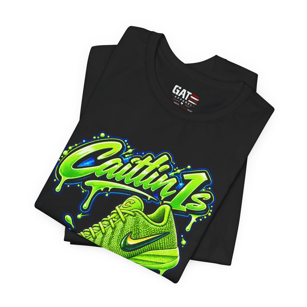 Caitlin Clark Caitlin 1s Electric Green Sneaker Shirt