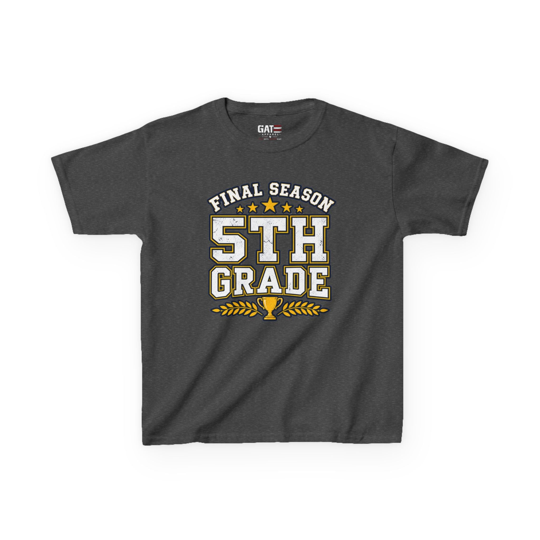 Final Season 5th Grade Kids Tee — End of Elementary School Graduation Shirt