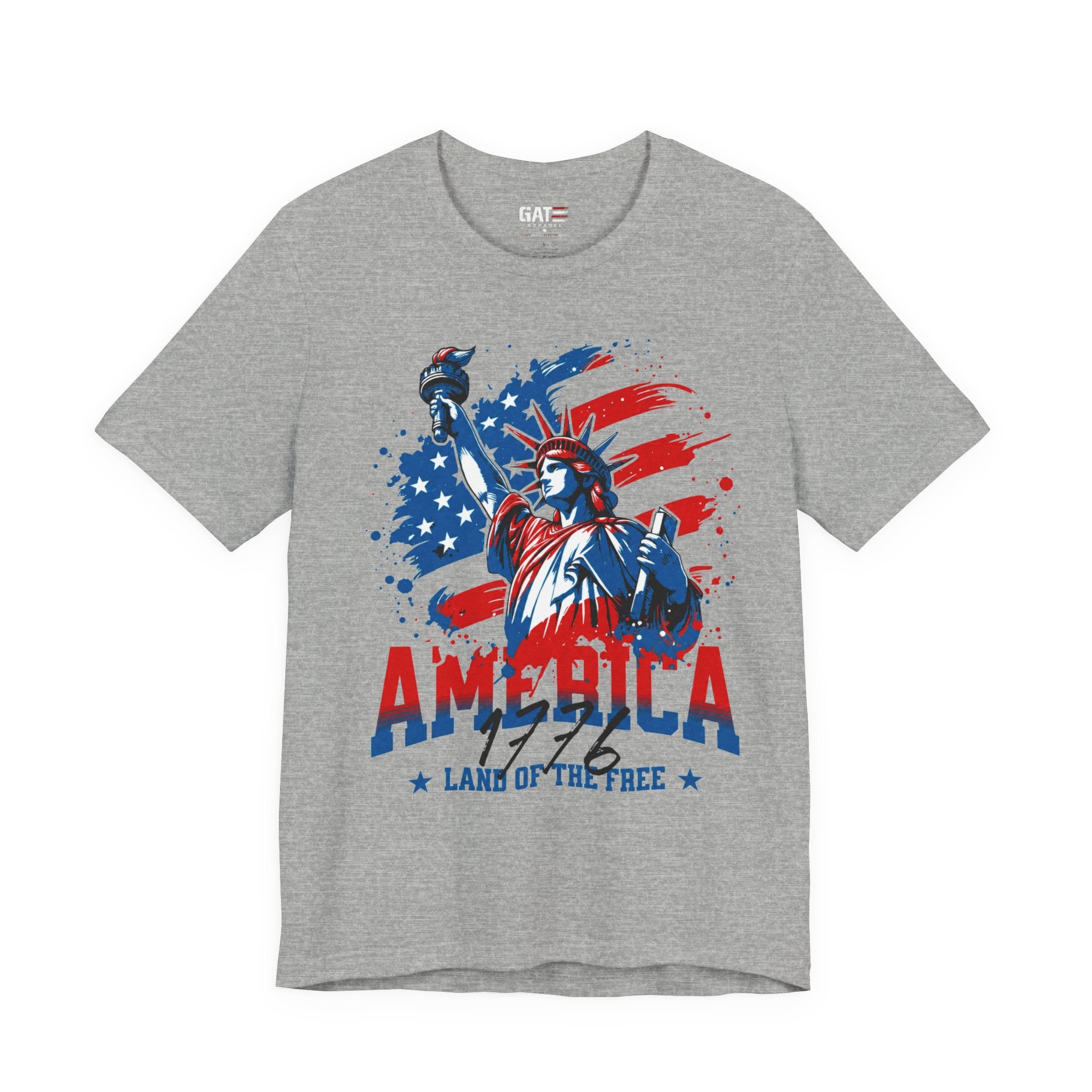 America Statue of Liberty T-Shirt – Land of the Free Patriotic Tee