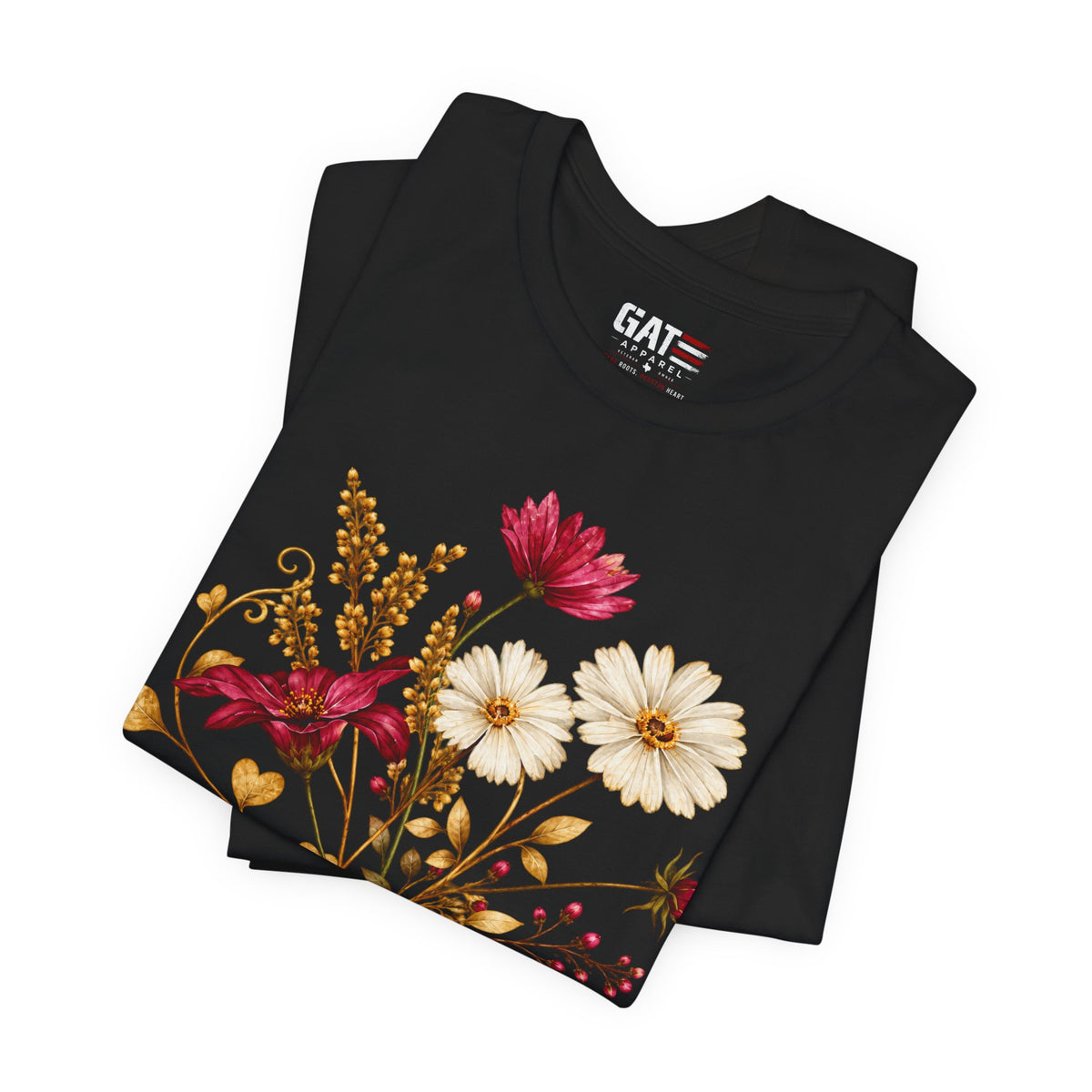 Botanical Wildflower Bouquet Floral Graphic T-Shirt - product image 20