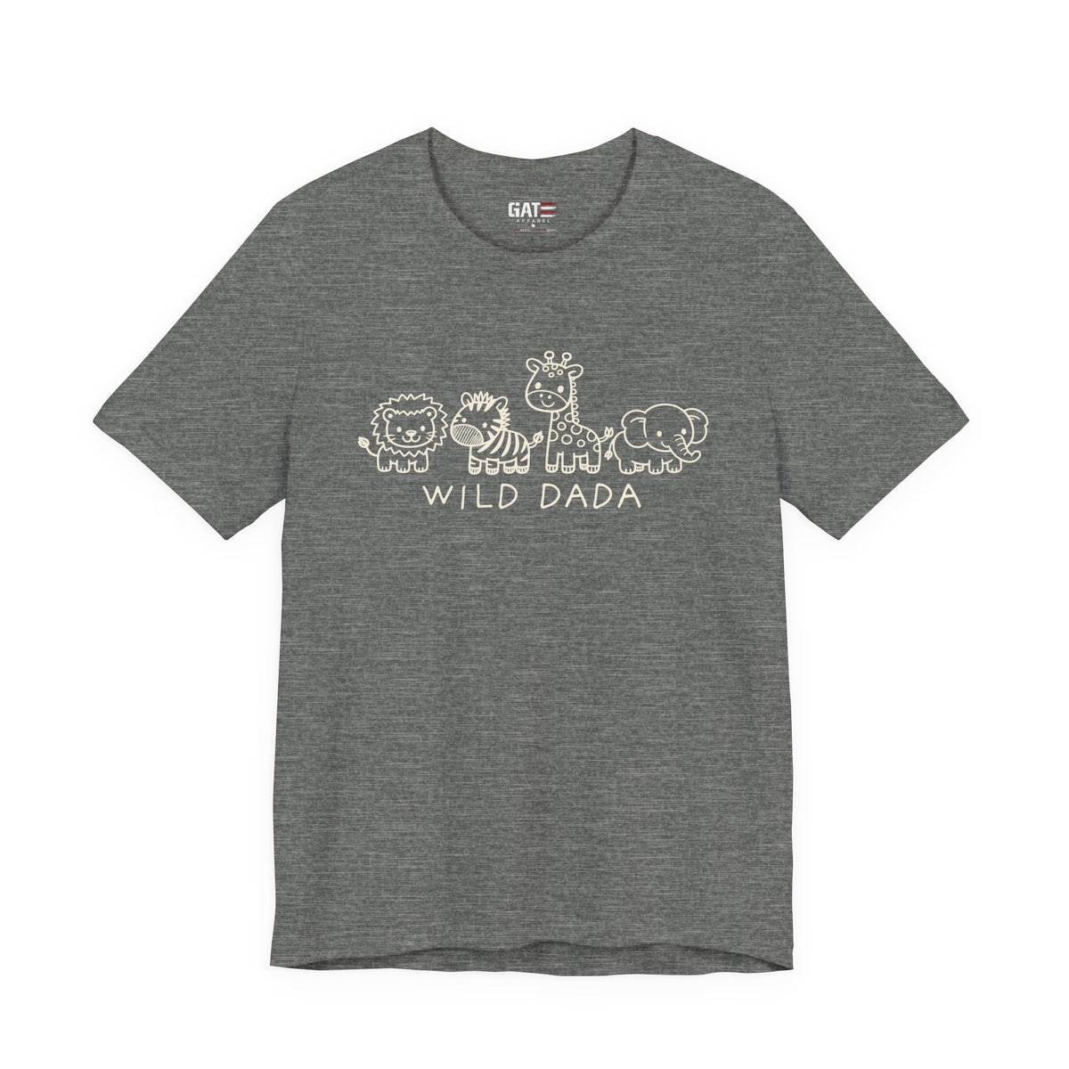 Wild Dada Safari Animal T-Shirt – Cute Graphic Tee for Dads - product image 8