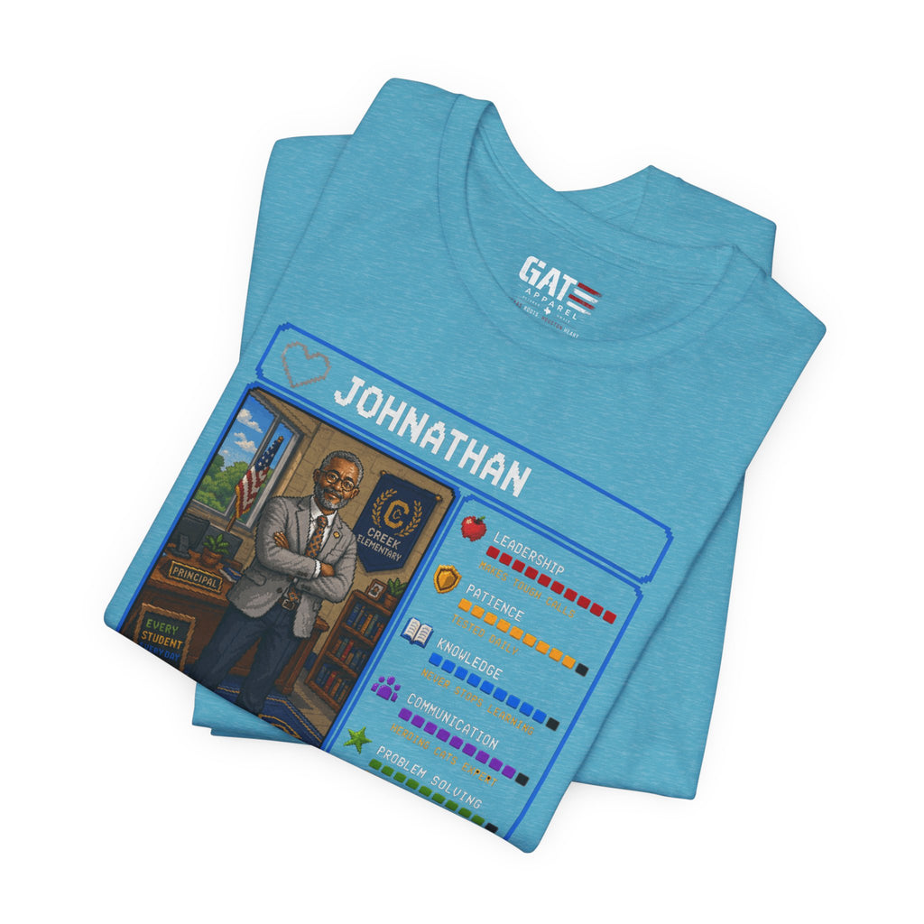 Custom Principal RPG Character Shirt | Personalized School Administrator Gift