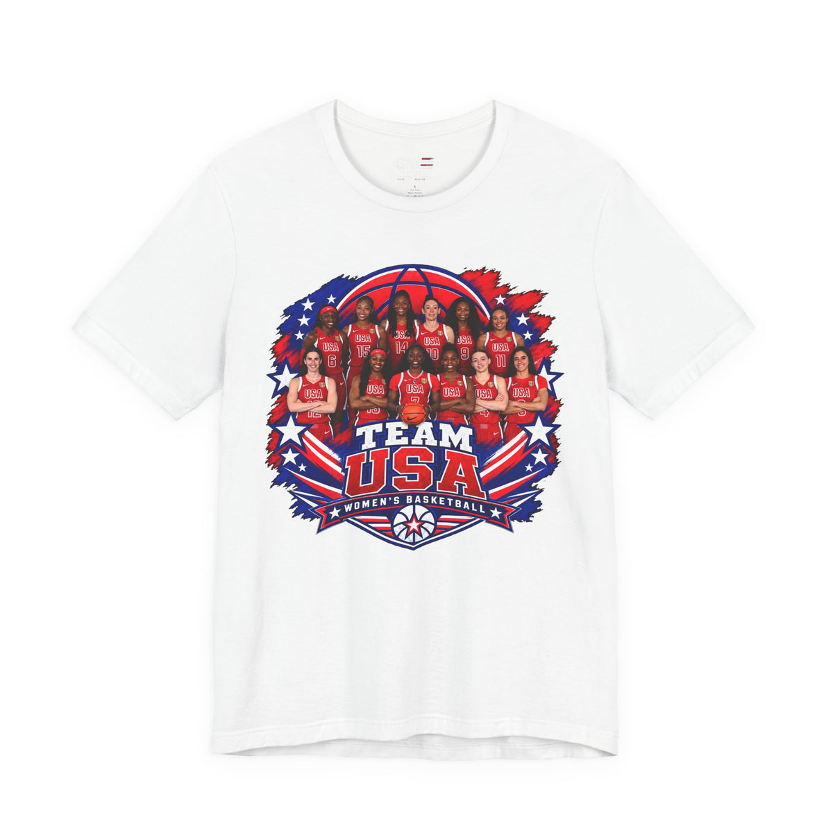 Team USA Women's Basketball Shirt | FIBA Tee 2026 Design 2
