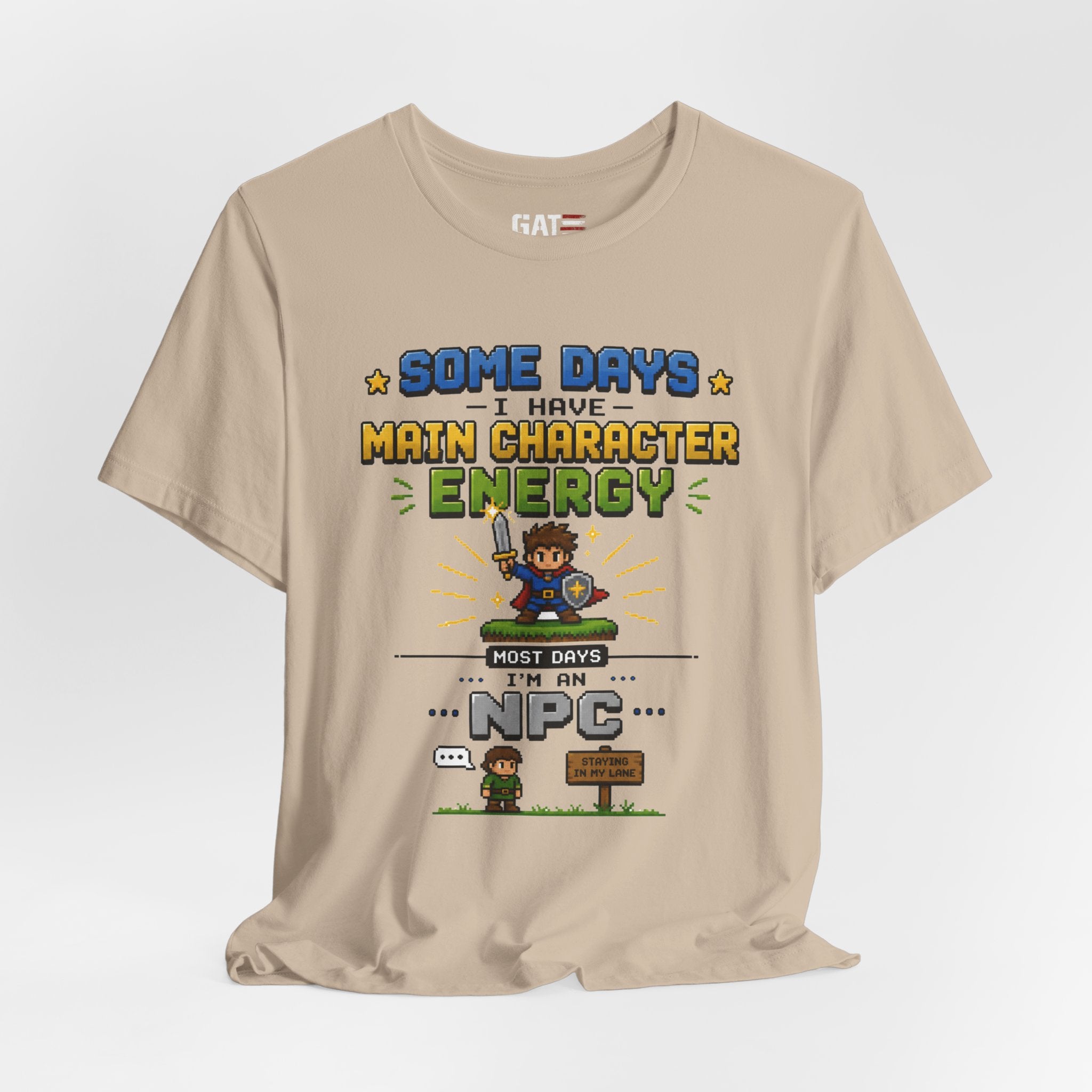 Main Character Energy Shirt | Retro Gaming Tee