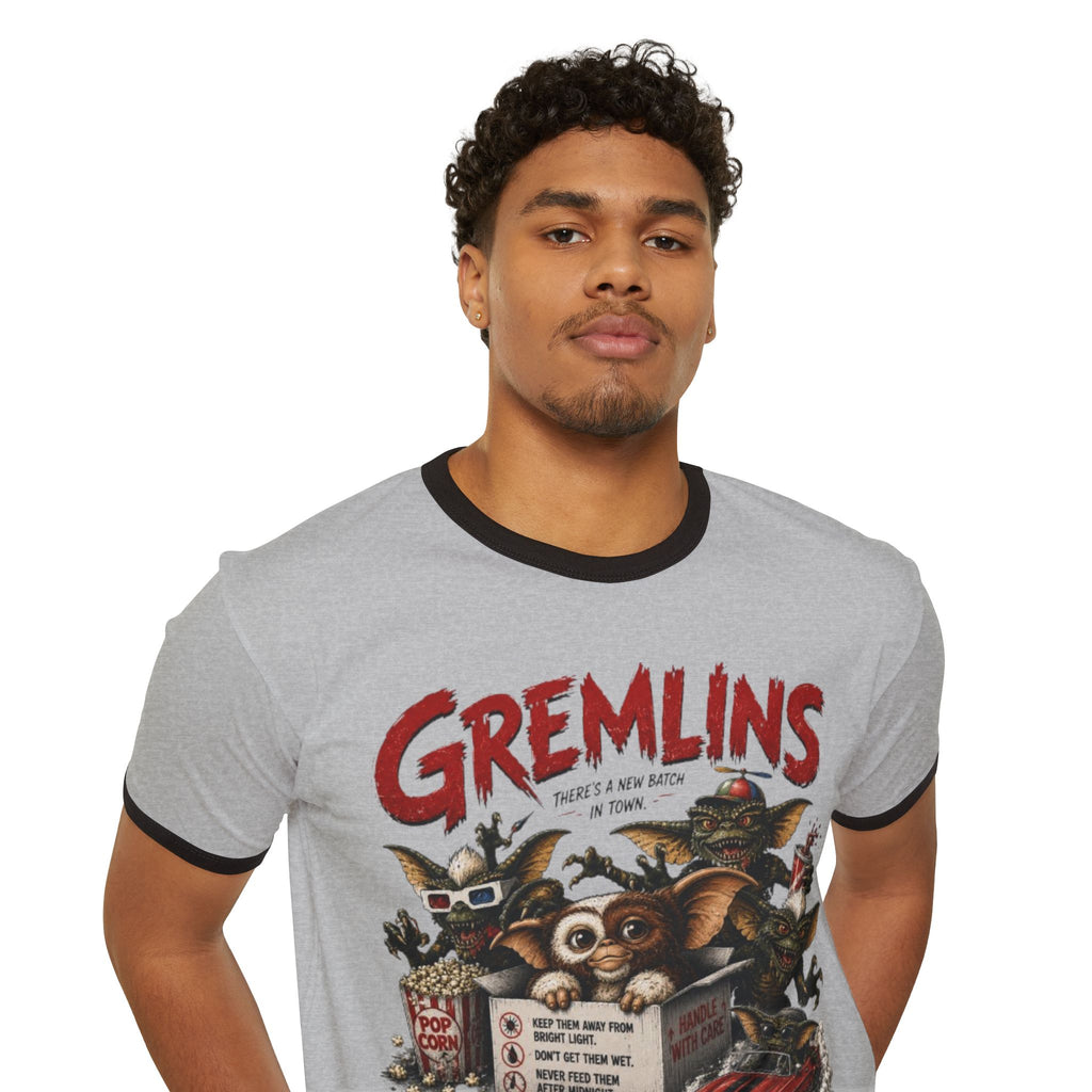 Gremlins Retro Movie Ringer T-Shirt