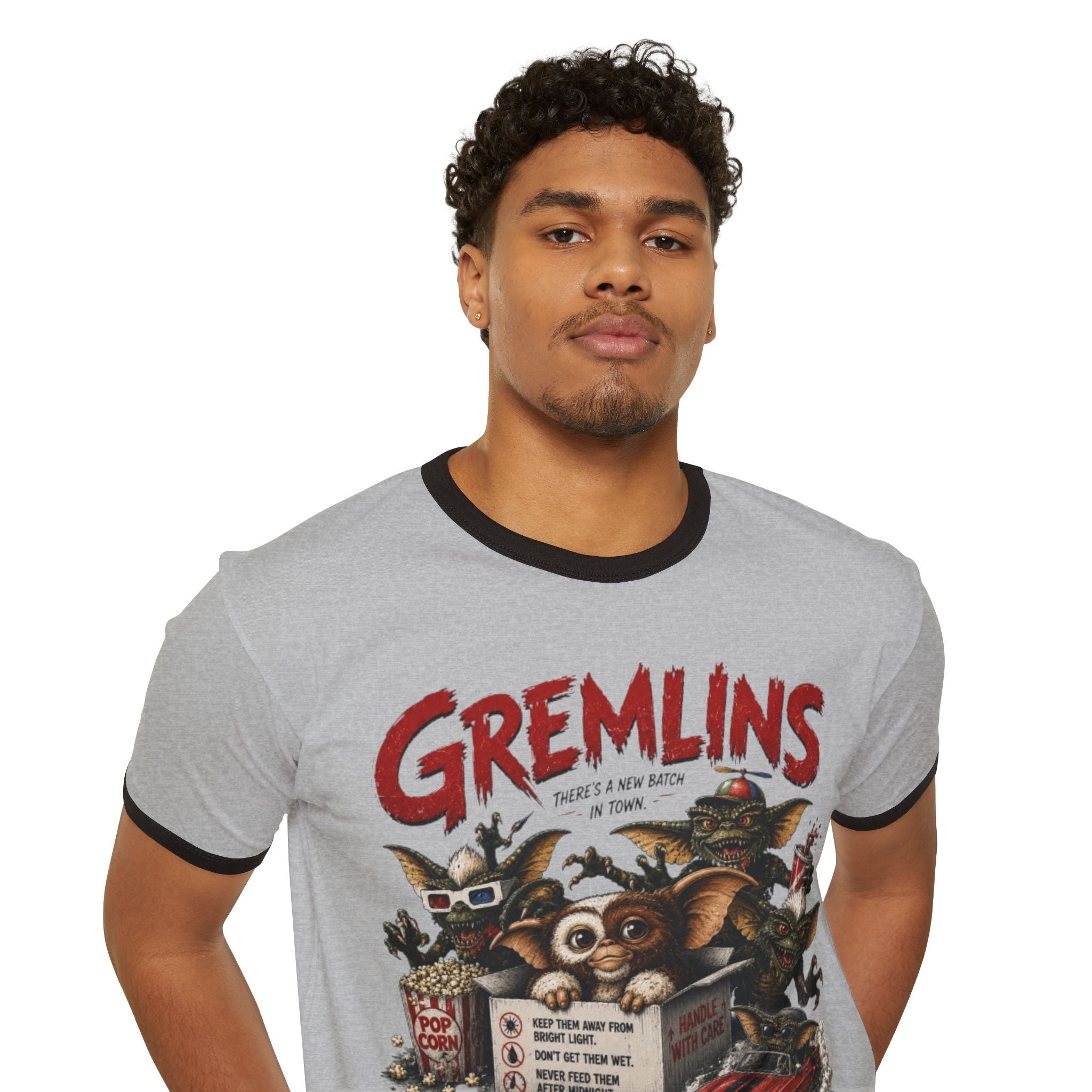Gremlins Retro Movie Ringer T-Shirt