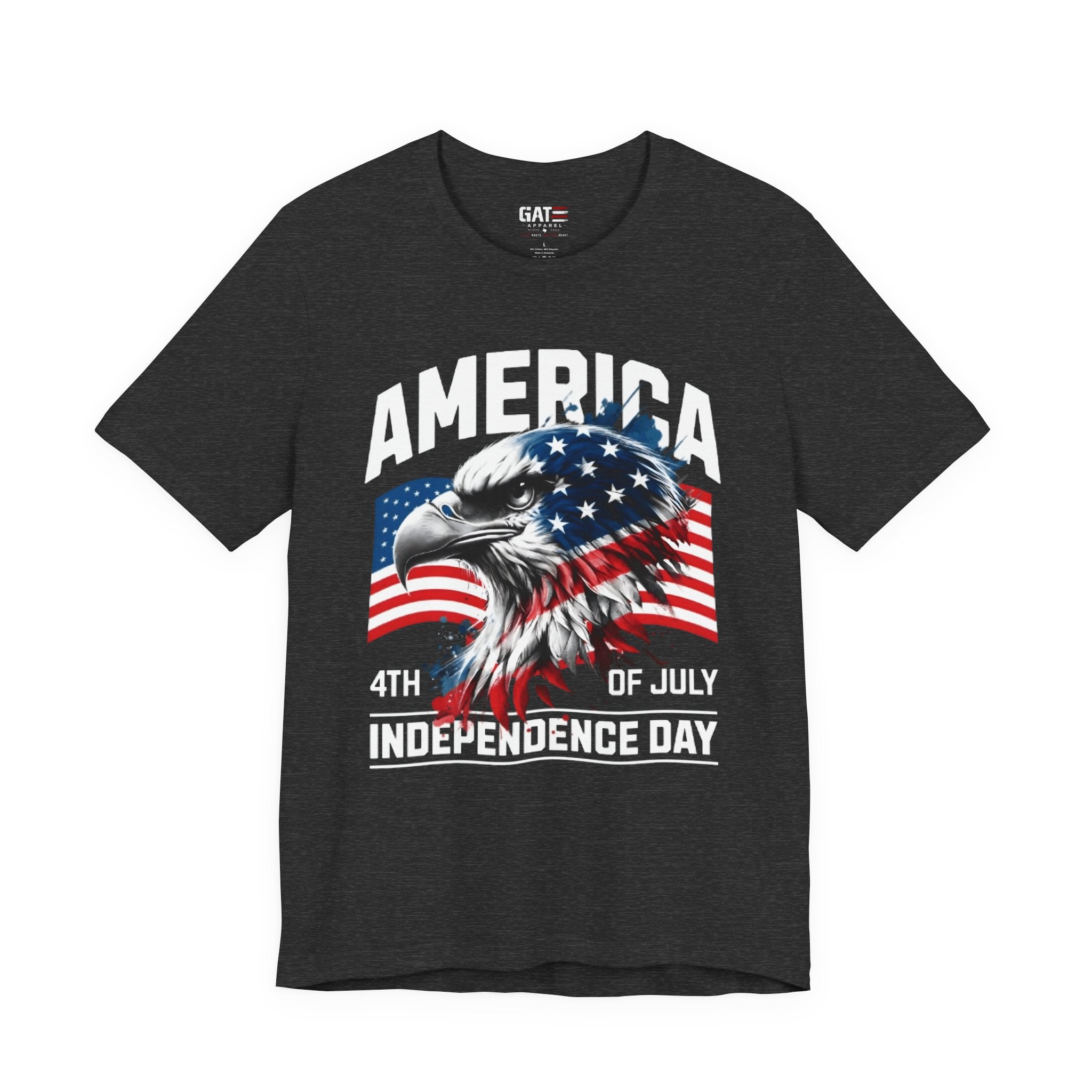 America Independence Day Shirt, Patriotic Eagle Flag Tee, 4th of July Shirt, USA Freedom Graphic T Shirt, American Pride Gift