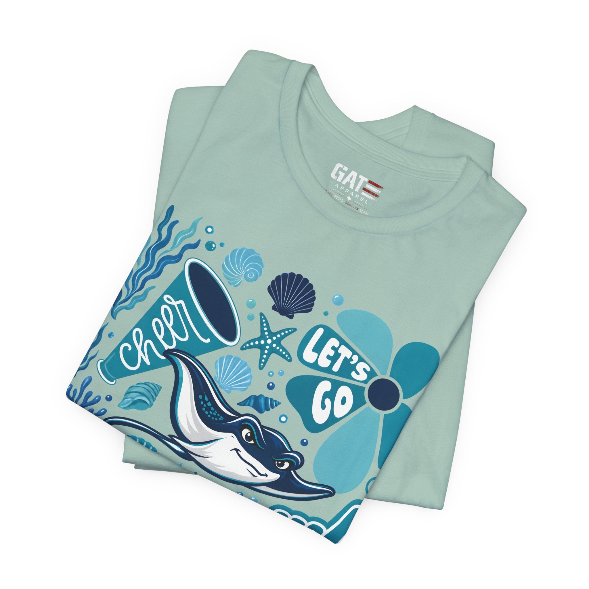 Melton Graphic Tee — 'Let's Go' Ocean Adventure T-Shirt
