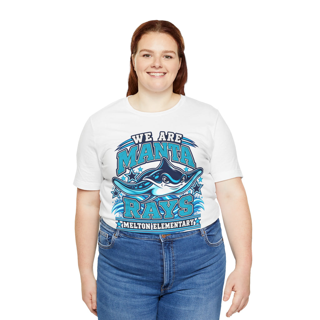 Melton Manta Rays School Tee – "We Are Manta Rays" Melton Elementary Spirit Shirt