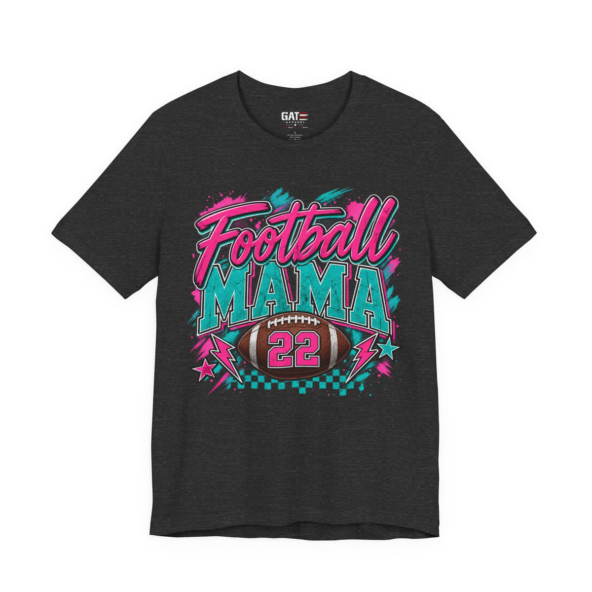 Personalized Football Mom Shirt | Custom Player Name & Number Game Day Tee