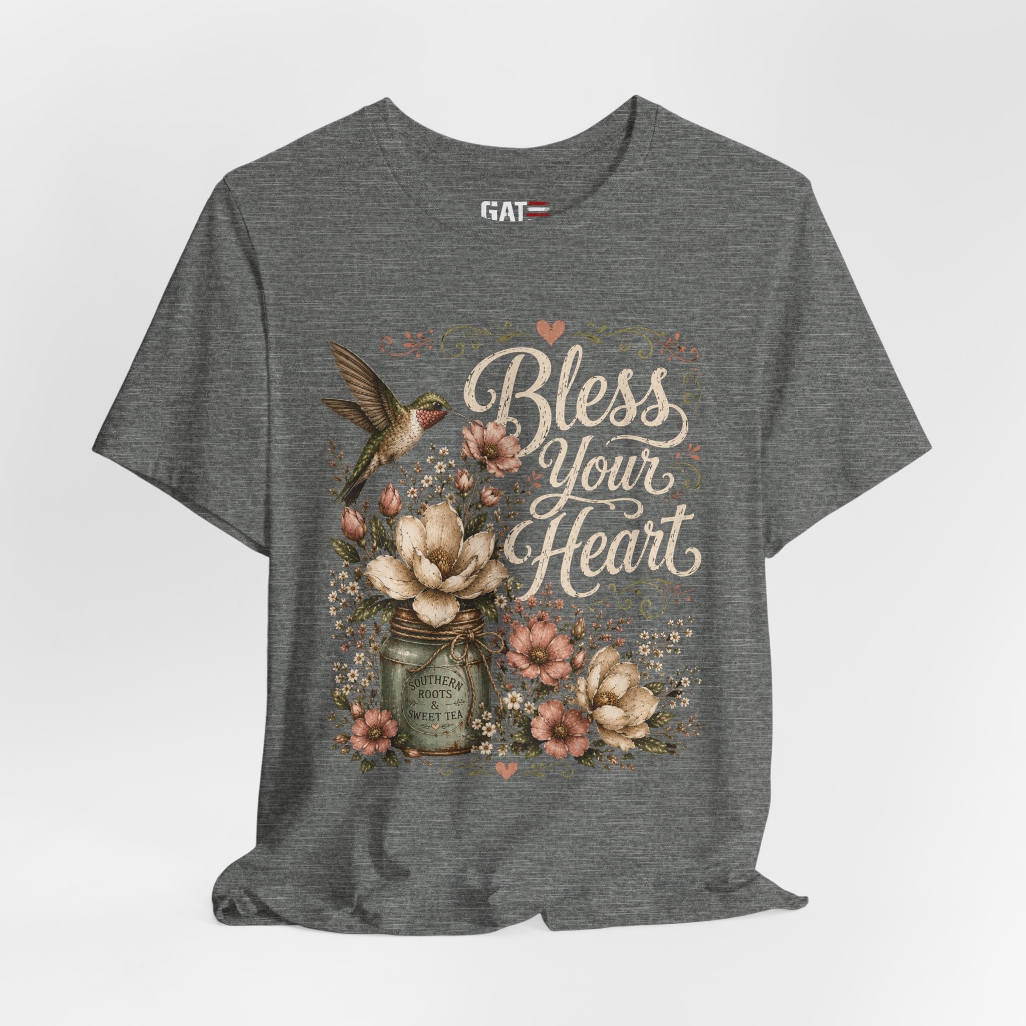 Funny Southern Shirt, Bless Your Heart Tee, Southern Humor Graphic Tee, Magnolia Floral Shirt, Country Girl Gift, Farmhouse Style Tee