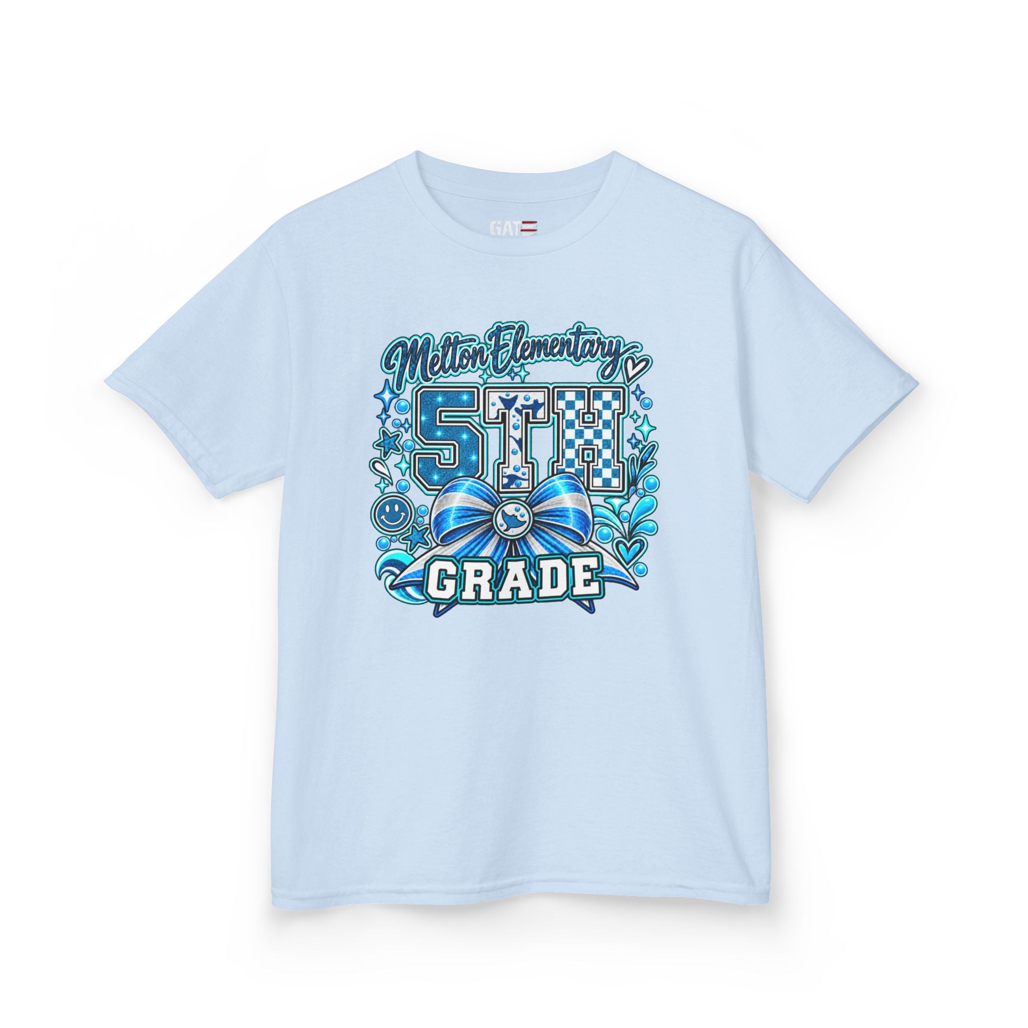 Melton 5th Grade Kids T‑Shirt — Ribbon Design
