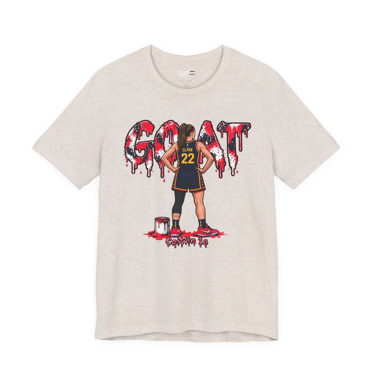 Caitlin Clark Caitlin 1s GOAT Sneaker Shirt | Fever Tee