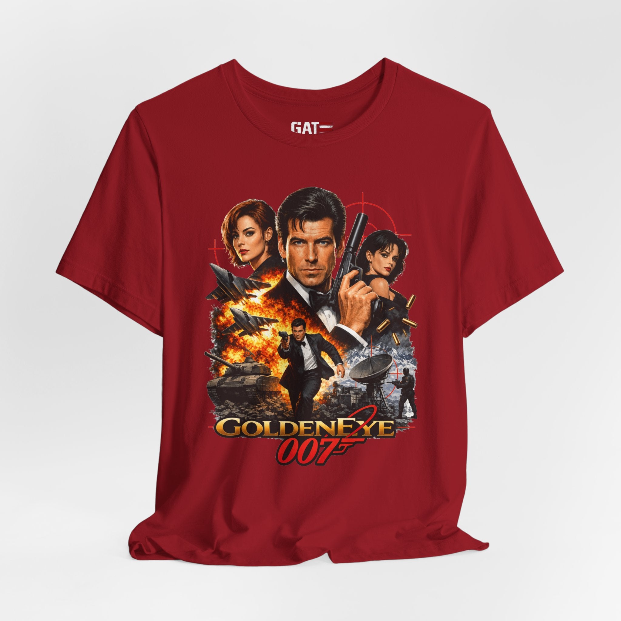 Retro Gamer Shirt, Classic N64 Gaming Tee, FPS Video Game Shirt, Old School Gamer Gift, Retro Gaming Movie Poster Tee | Graphic T-Shirt