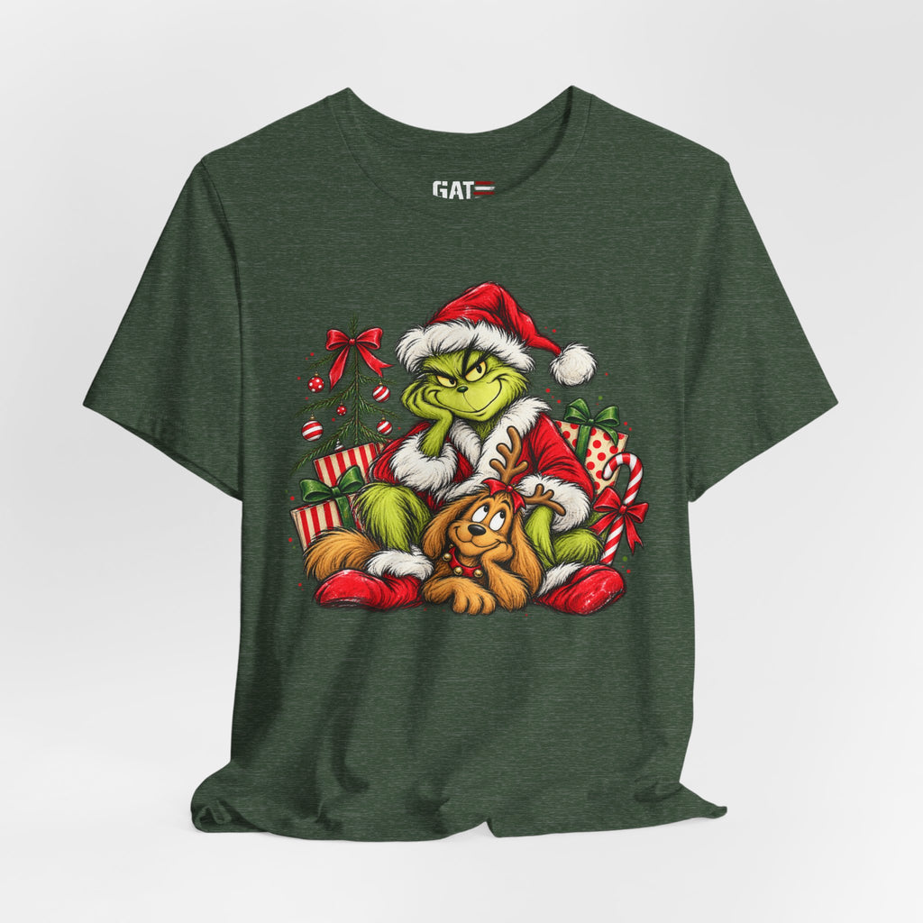 Grinch Christmas Graphic T-Shirt - product mockup view 19