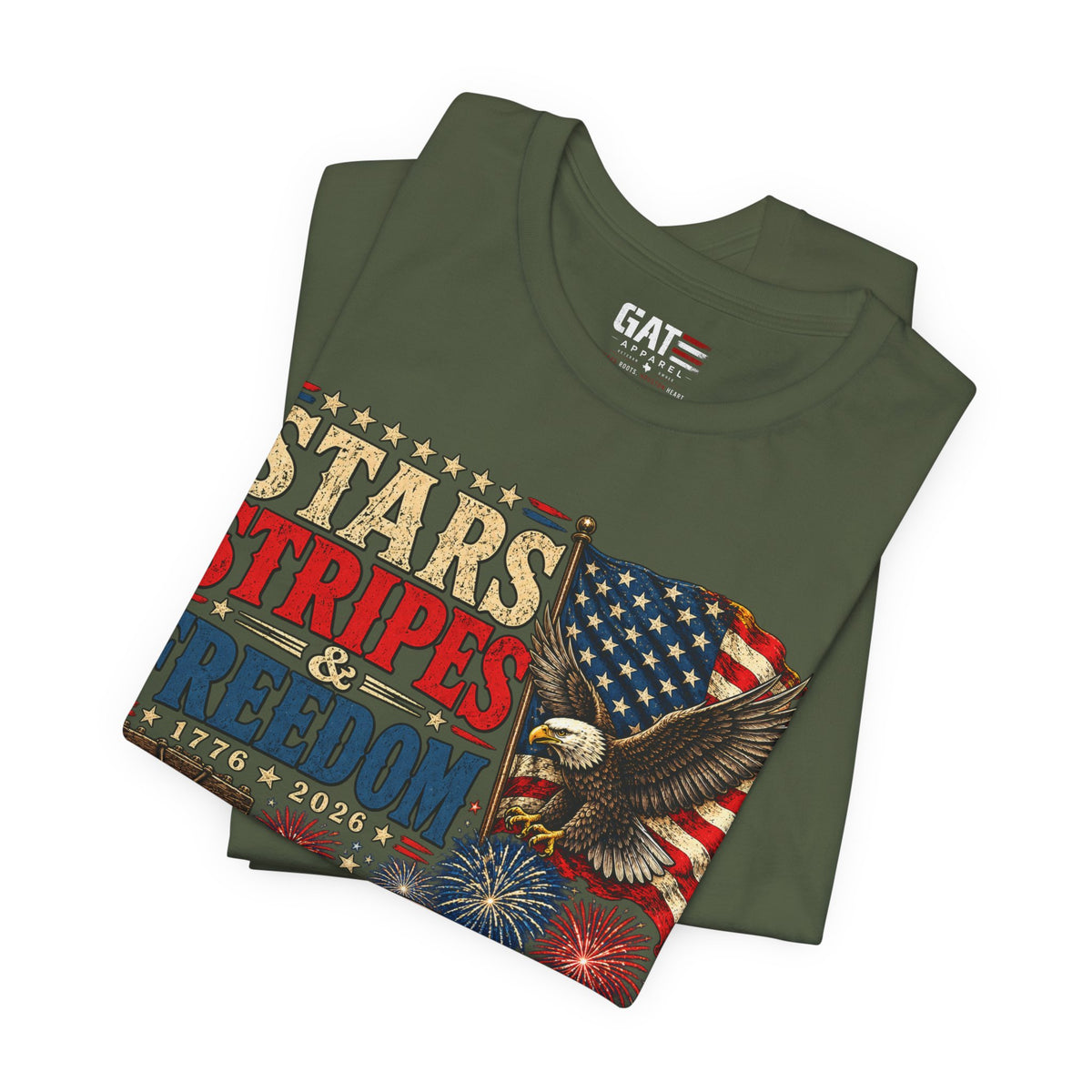 Stars Stripes & Freedom Shirt | Patriotic American Tee