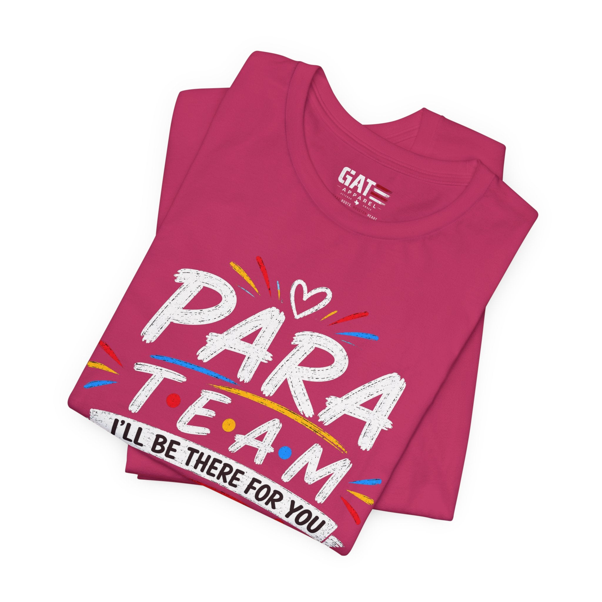Para Team Tee, Teacher Squad Shirt, Paraprofessional Teacher Shirt, Grade Level Team Gift, School Staff Apparel, Friends Theme
