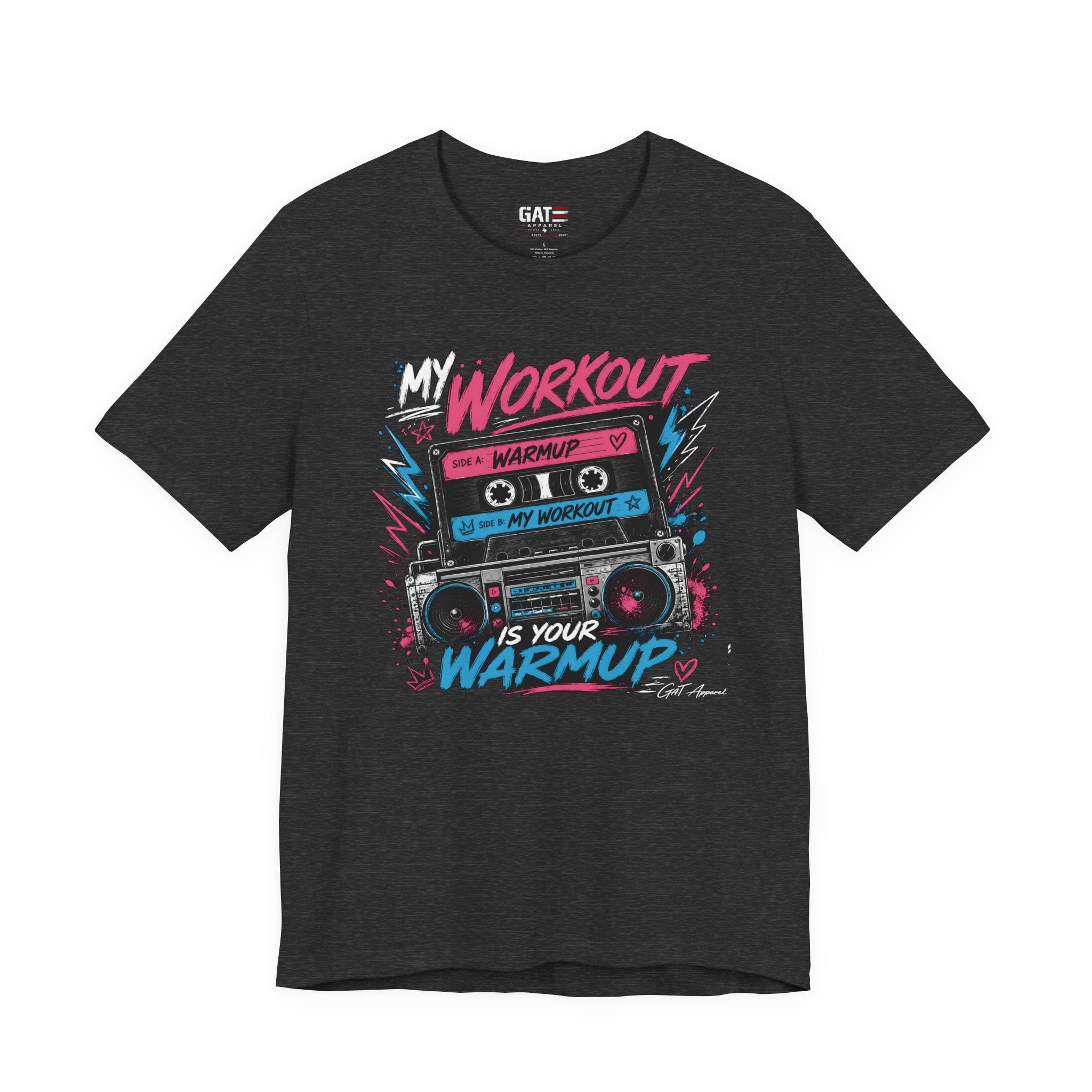 My Workout Is Your Warmup Shirt, Retro Gym Shirt, Women's Workout Tee, Fitness Graphic Shirt, 80s Gym Shirt