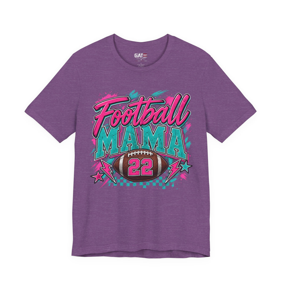 Personalized Football Mom Shirt | Custom Player Name & Number Game Day Tee