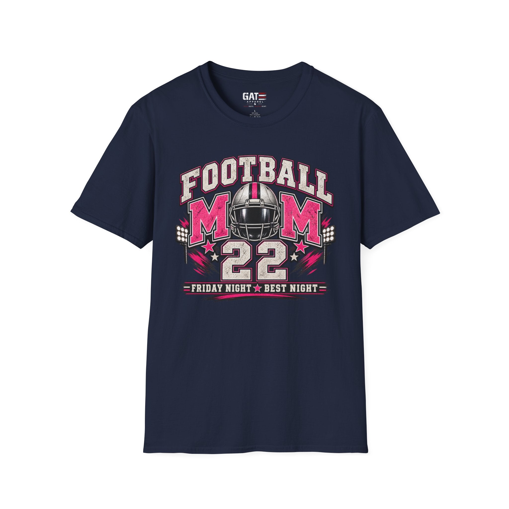 Football Mom Personalized Shirt Custom Player Name Number Game Day Tee