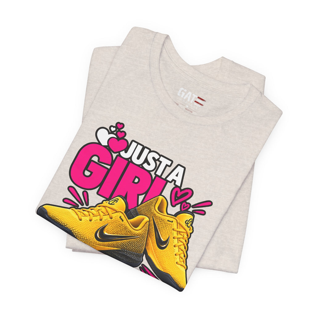 Caitlin Clark Caitlin 1s Just a Girl Sneaker Shirt | Style 3