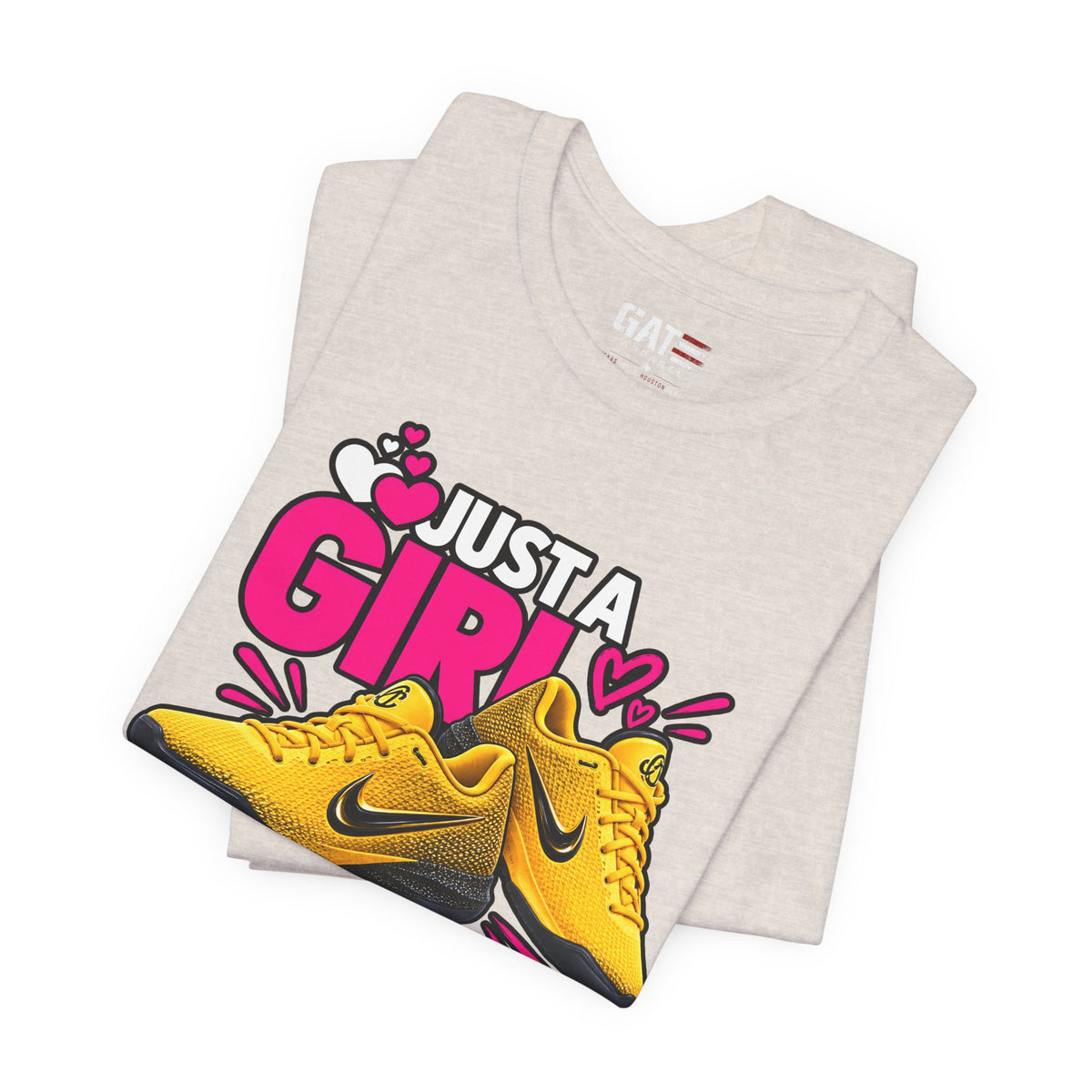 Caitlin Clark Caitlin 1s Just a Girl Sneaker Shirt | Style 3