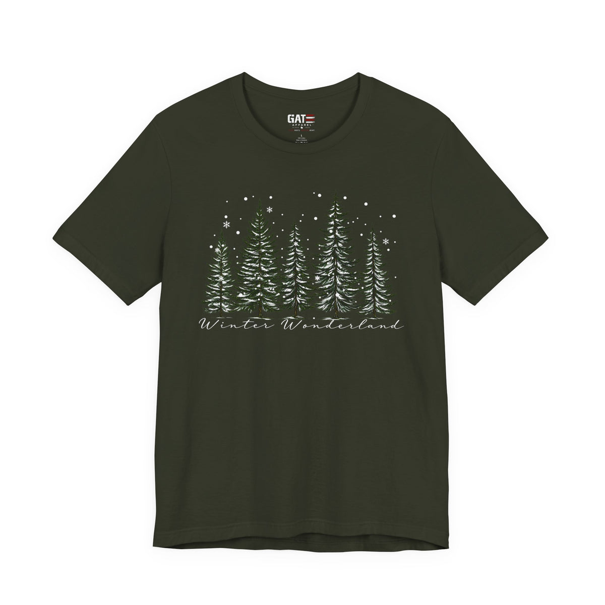 Winter Wonderland Graphic T-Shirt - product mockup view 1