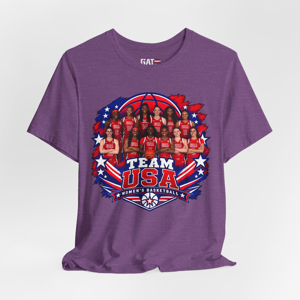 Team USA Women's Basketball Shirt | FIBA Tee 2026 Design 2