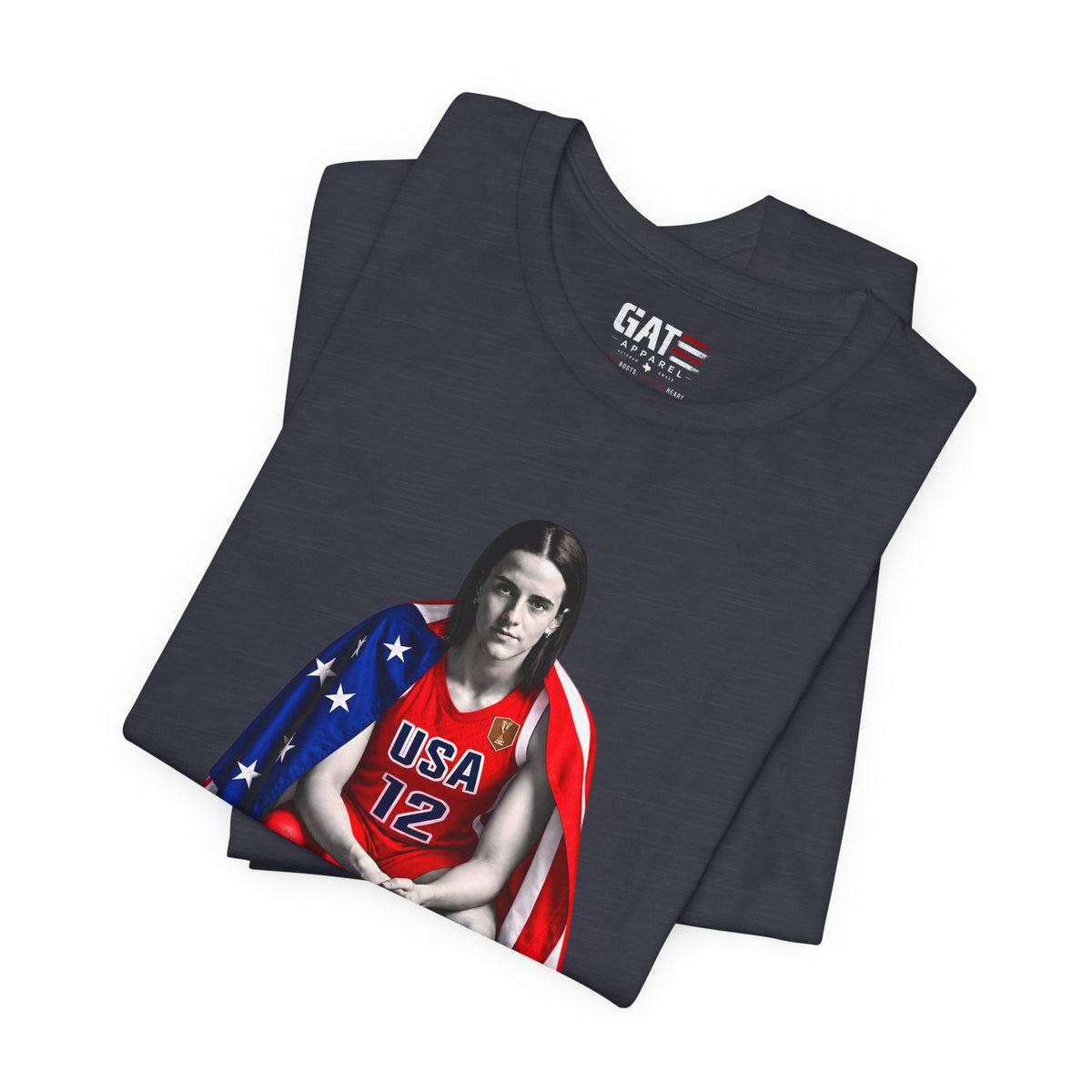 Caitlin Clark Team USA Shirt | Indiana Fever WNBA Tee