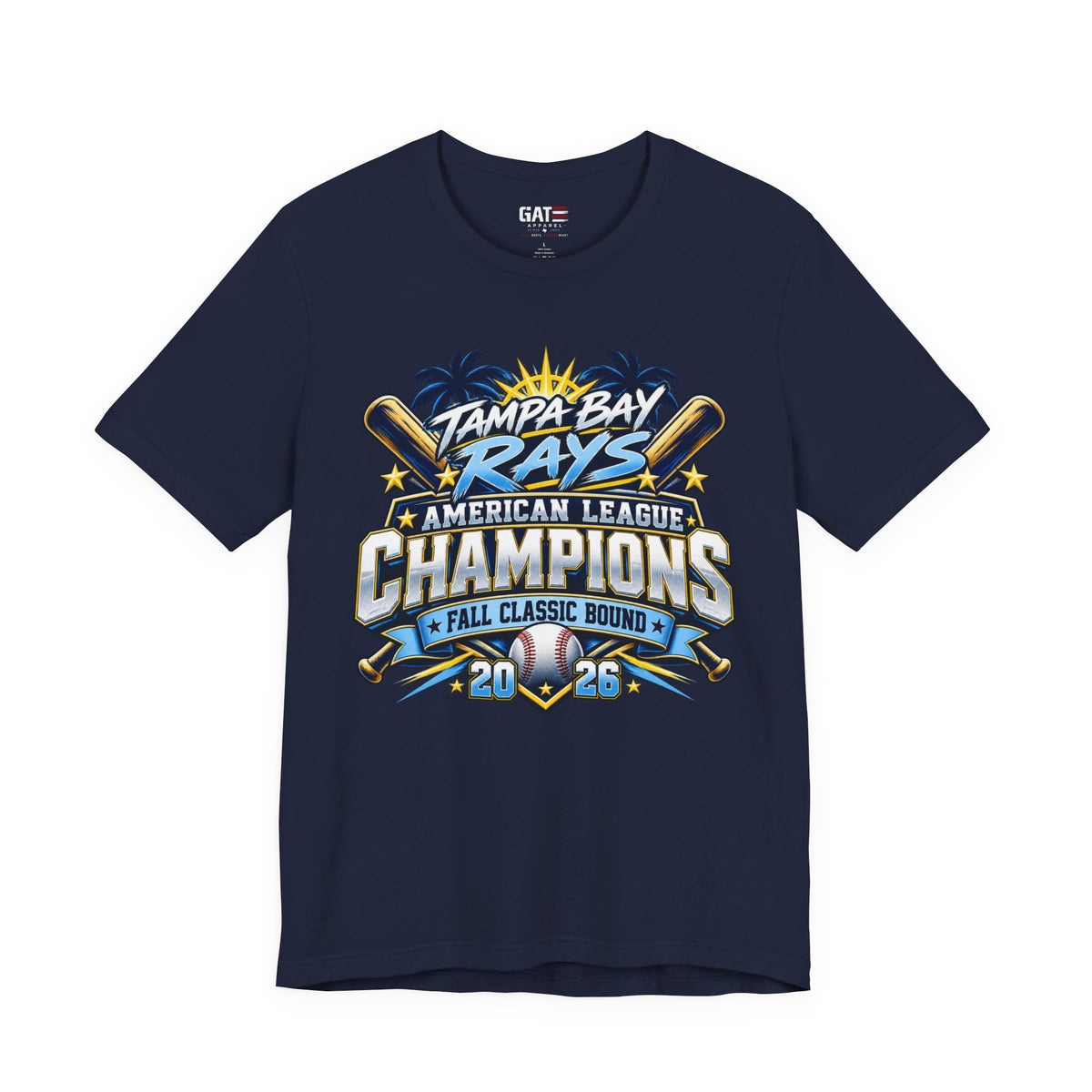 Tampa Bay Rays "American League Champions" Tee — 2026 Fall Classic Bound Baseball Shirt - product image 5