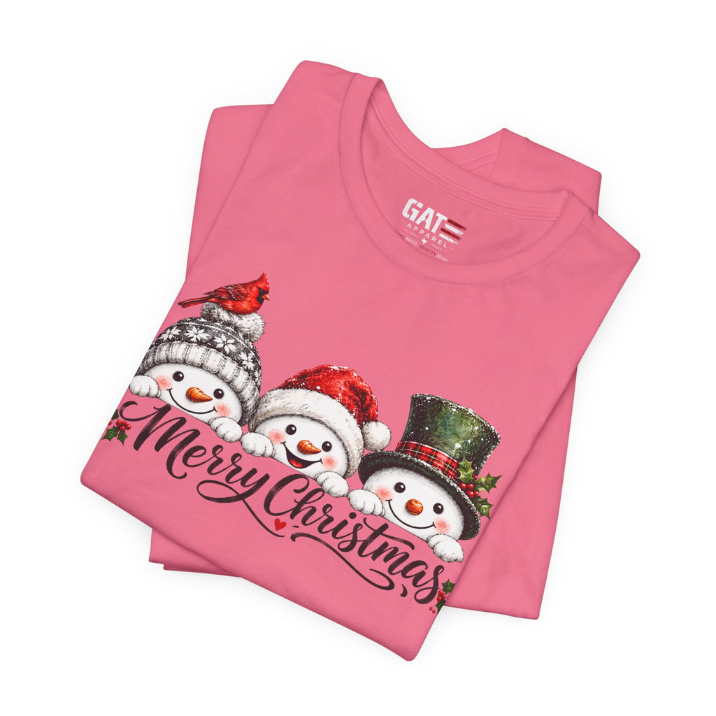 Merry Christmas Snowman Shirt - product mockup view 48