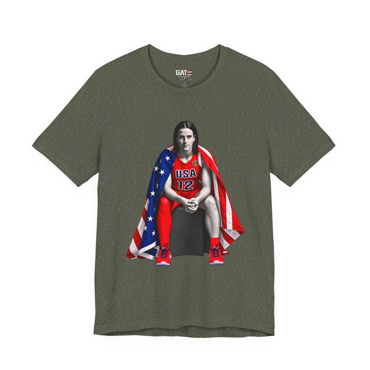 Caitlin Clark Team USA Shirt | Indiana Fever WNBA Tee