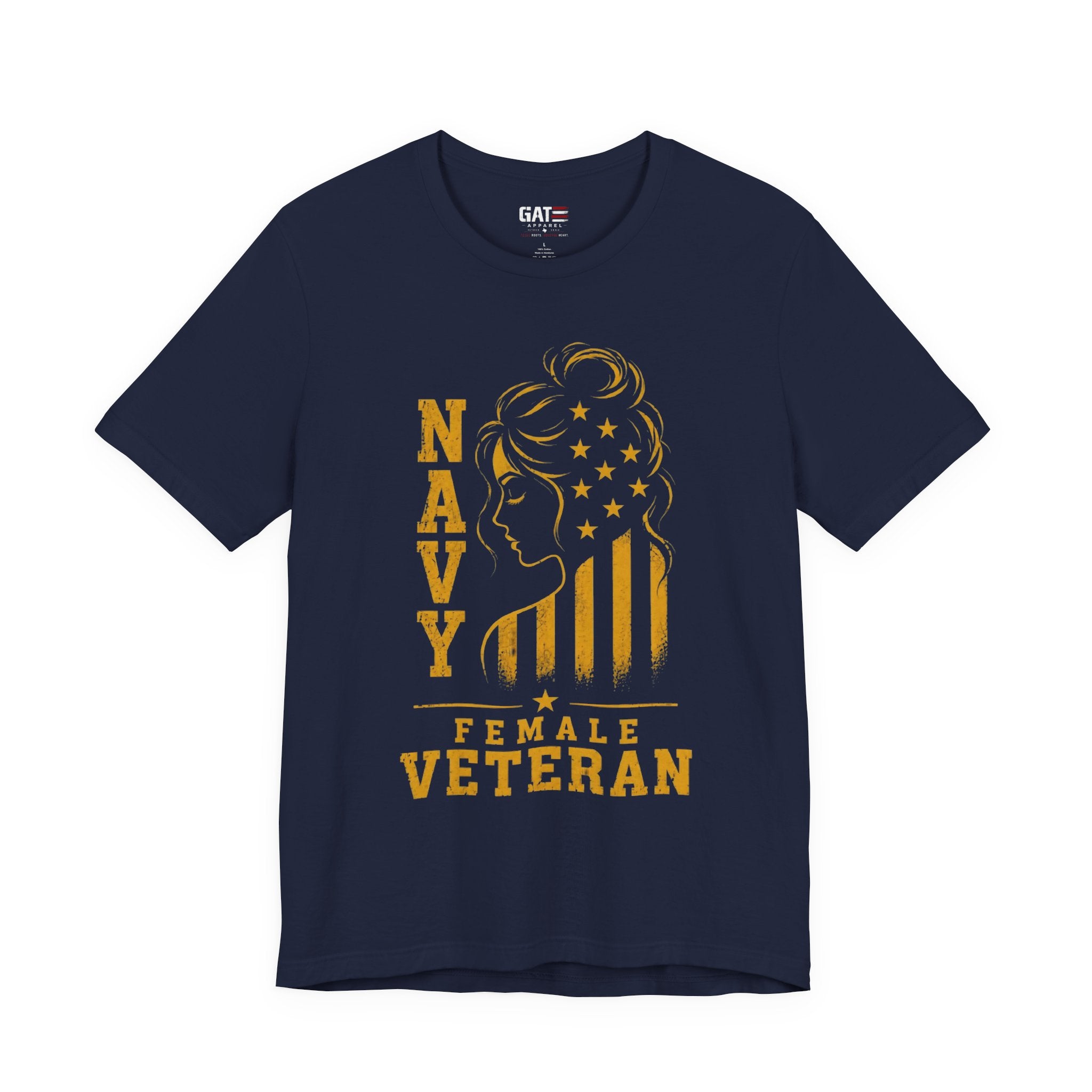 Navy Female Veteran Shirt, Women Navy Veteran Tee, Female Veteran Gift, Patriotic Military Shirt for Women, US Navy Veteran Apparel